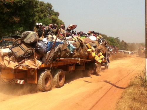 Thousands of Muslims flee Central African Republic Thousands of Muslims flee Central African Republic