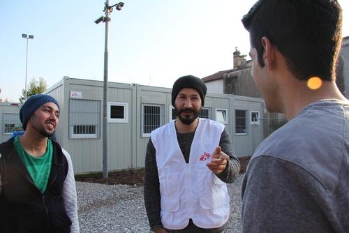 MSF Temporary Camp in Gorizia, Italy. MSF Temporary Camp in Gorizia, Italy.