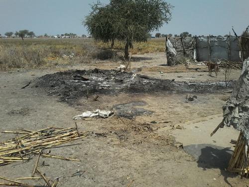 Wau Shilluk Market following Mortar attack Wau Shilluk Market following Mortar attack