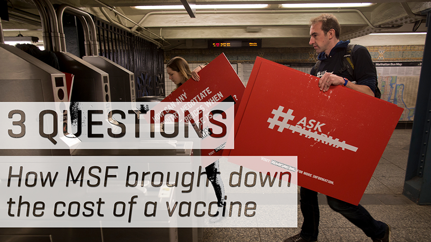 3 Questions: How MSF Brought Down the Price of the Pneumonia Vaccine, EN 3 Questions: How MSF Brought Down the Price of the Pneumonia Vaccine, EN