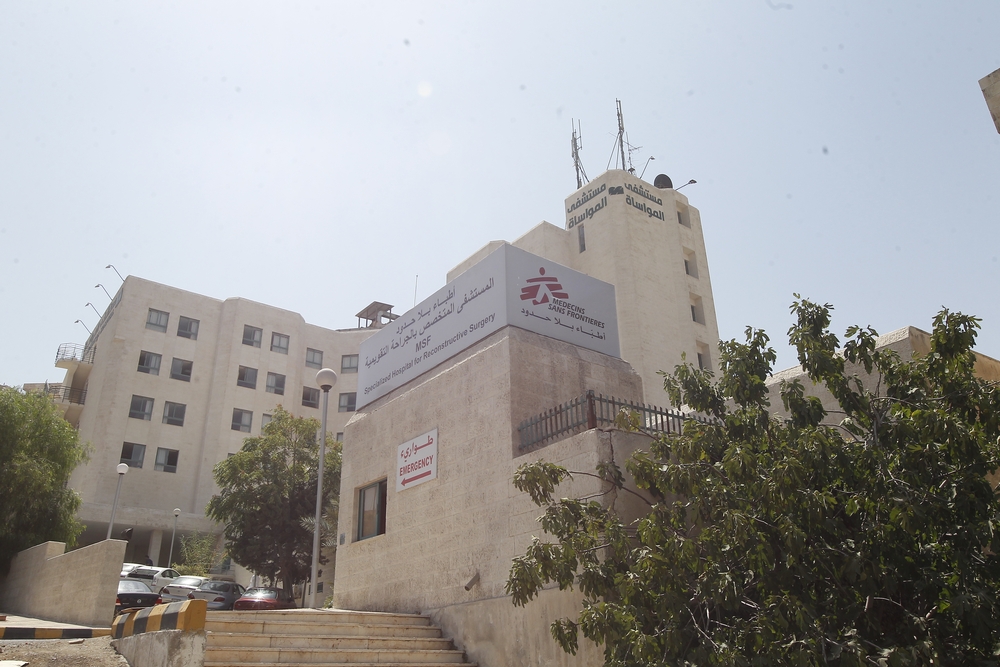 Zmodernizovaná nemocnice rekonstruktivní chirurgie v jordánském Ammánu.
