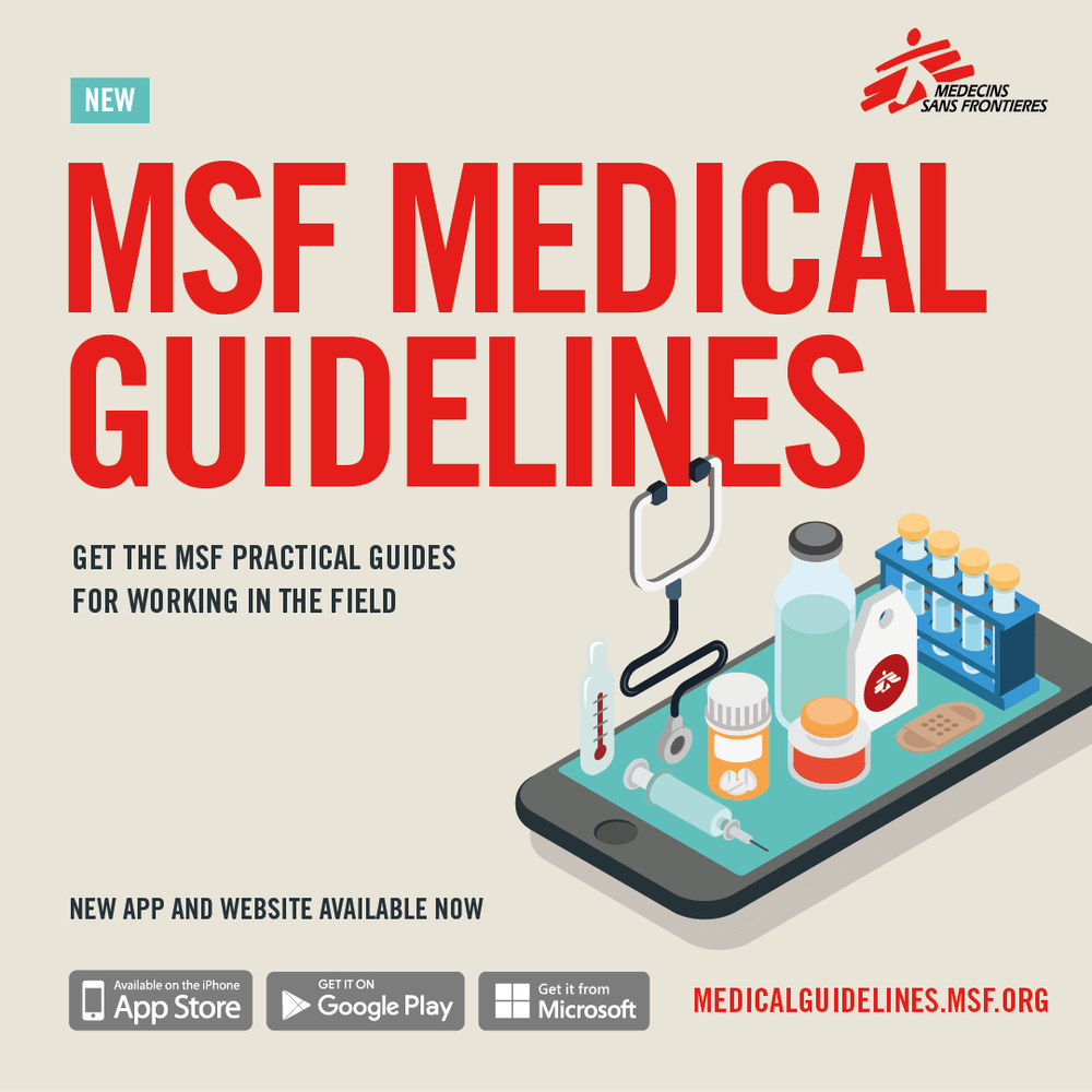 MSF releases new medical guidelines app MSF