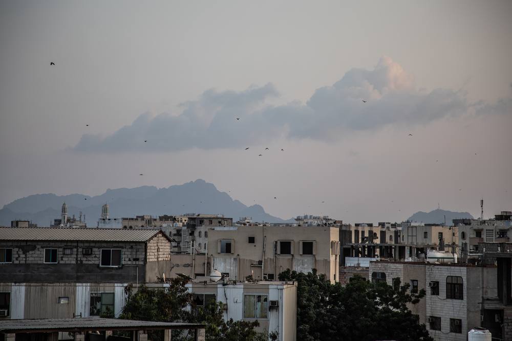 General view of Aden from MSF hospital's rooftop
